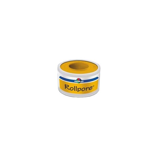 master aid roll pore cerotto in tnt ipoallergenico indicato per pelli sensibili cm 2,5x5m