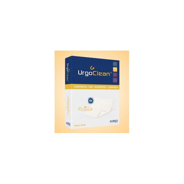 urgo clean medicazione sterile in garze compresse 10x10 cm 5 pezzi