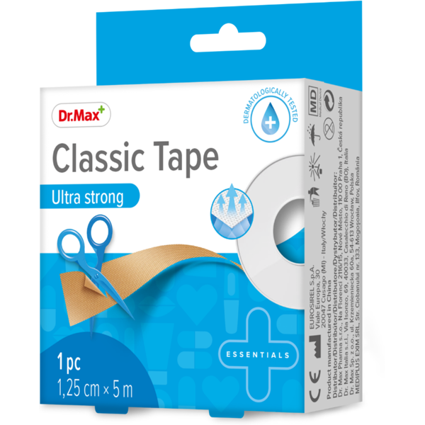 dr.max classic tape ultra strong 1,25 cm x 5 m