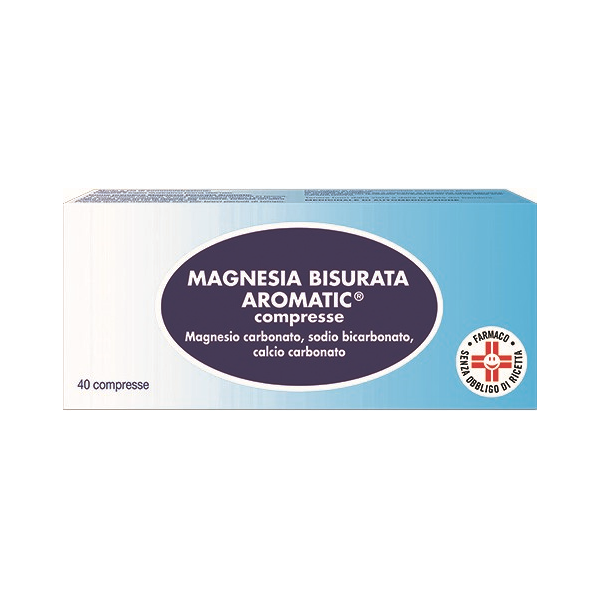 gsk magnesia bisurata aromatic 40 compresse