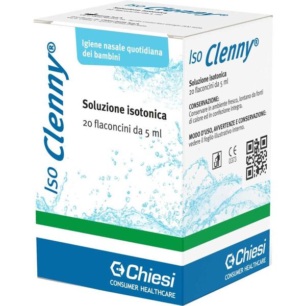 clenny iso  20 flaconcini monodose igiene nasale per bambini 5 ml