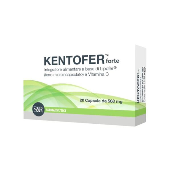 s&r farmaceutici kentofer forte integratore ferro e vitamina c 20 capsule