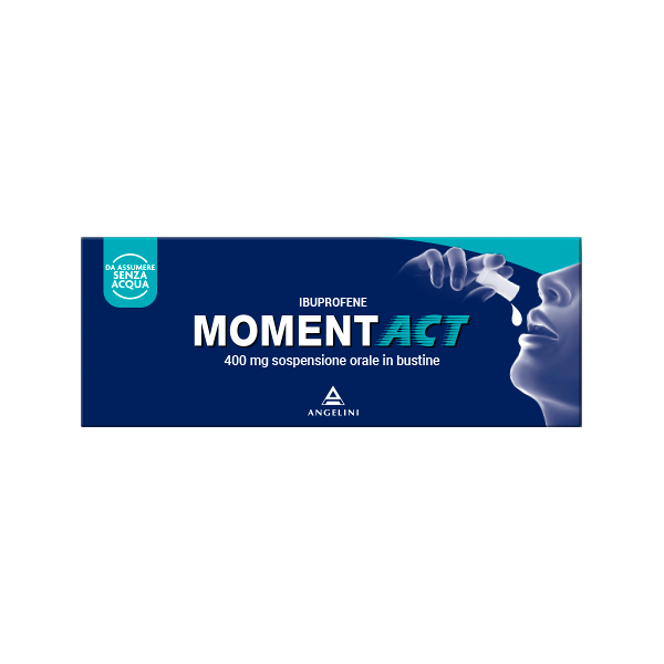 moment act liquido 400 mg 8 bustine