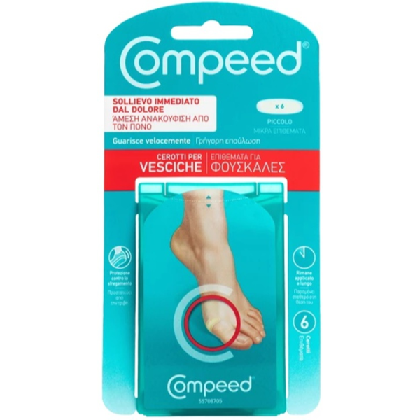 compeed cerotti per vesciche piccoli 6 pezzi