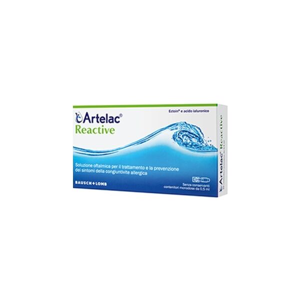 artelac reactive soluzione oftalmica 20 flaconcini monodose