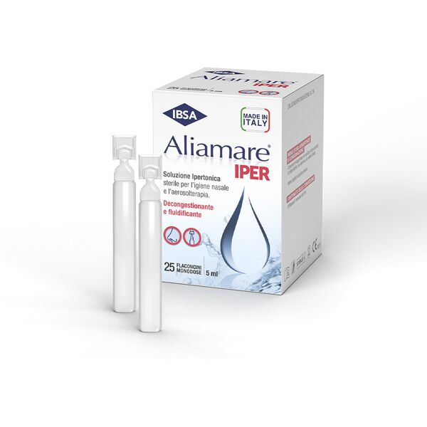 aliamare iper soluzione ipertonica 25 flaconcini monodose