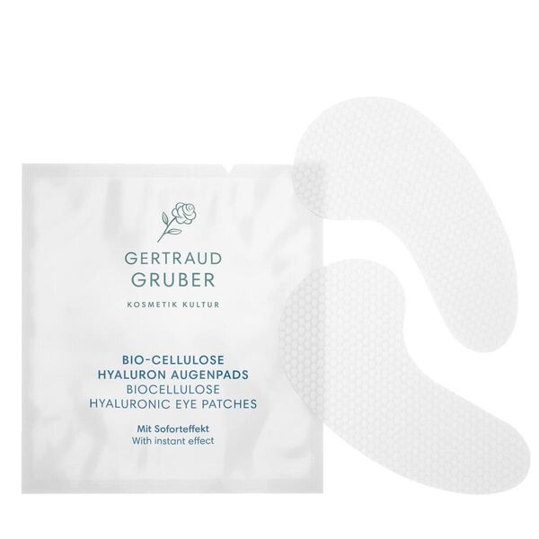 gertraud gruber hydro wellness plus cuscinetti per gli occhi di ialuron di bio-cellulosa 4 x 2 stück