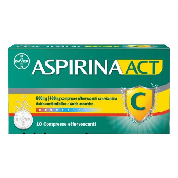 bayer aspirinaact*10cpr eff800+480mg