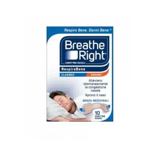 efas cerotti nasali breath right grandi 10 pezzi