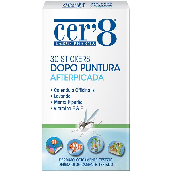 larus pharma srl cer'8 stickers d-puntura 30pz