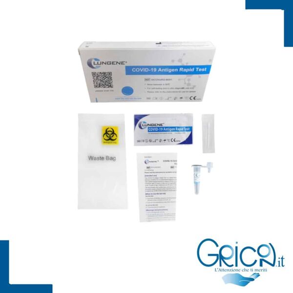 clungene test tampone rapido covid-19 5-multipack scadenza 07/24 - 10 pz