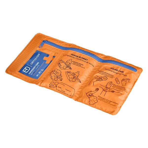 ortovox first aid roll doc mini - kit primo soccorso orange/blue