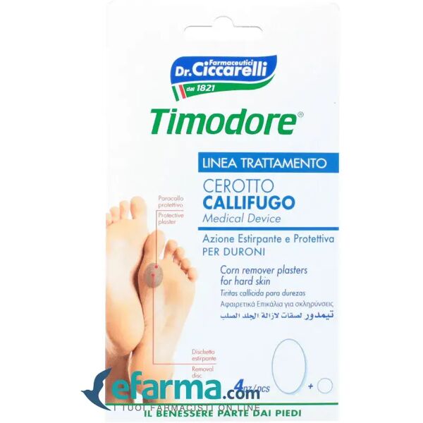 timodore cerotto callifugo per duroni 4 pezzi