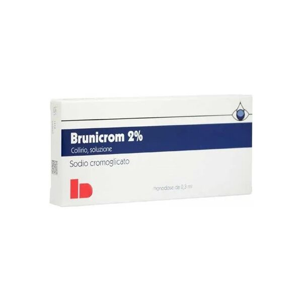 brunicrom collirio 2% sodio cromoglicato 20 contenitori monodose 0,3 ml