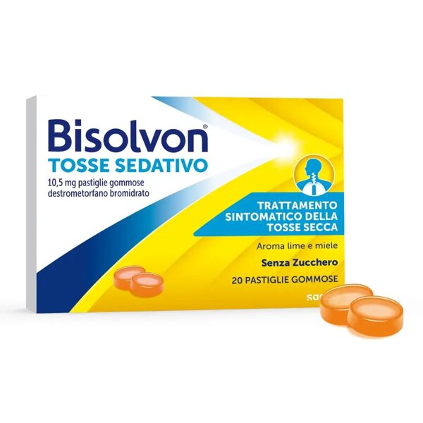 bisolvon tosse sedativo pastiglie gommose 10,5mg 20 pastiglie