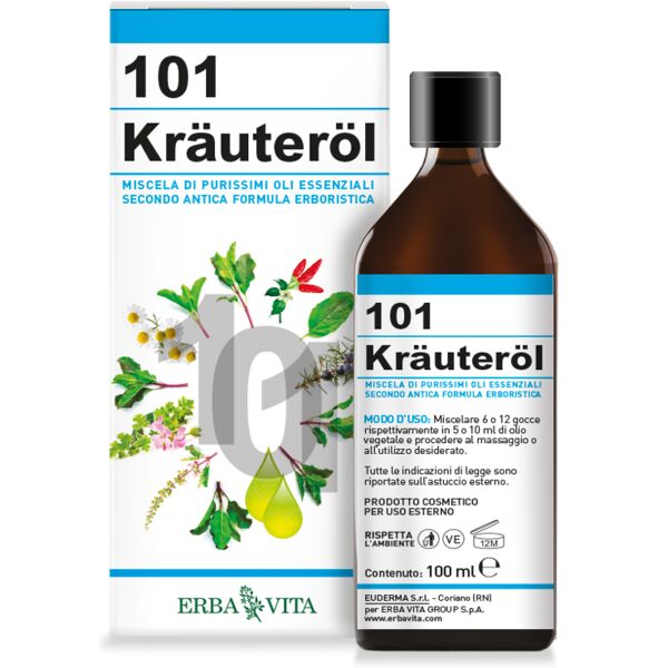 erba vita krauterol 101 olio di erbe 100 ml