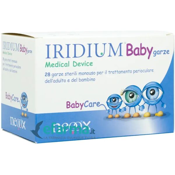 iridium baby garza igiene oculare 28 pezzi