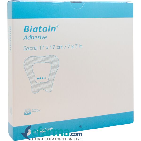 biatain medicazione adesiva sacro 17x17 cm 5 pezzi