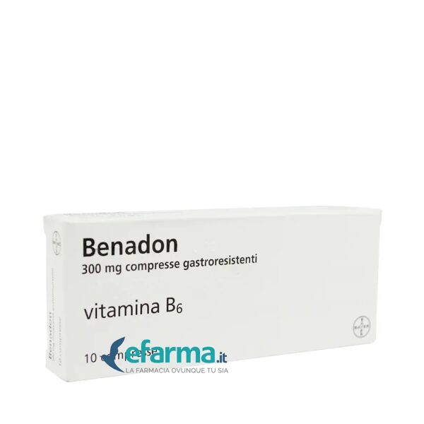 benadon 300 mg piridossina cloridrato vitamina b6 10 compresse