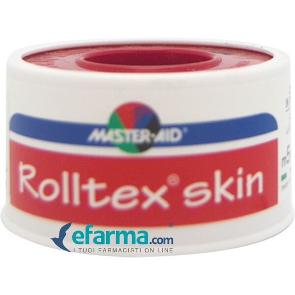 master aid roll tex skin cerotto in tela rosa pelle ipoallergenico cm 2,5x5m