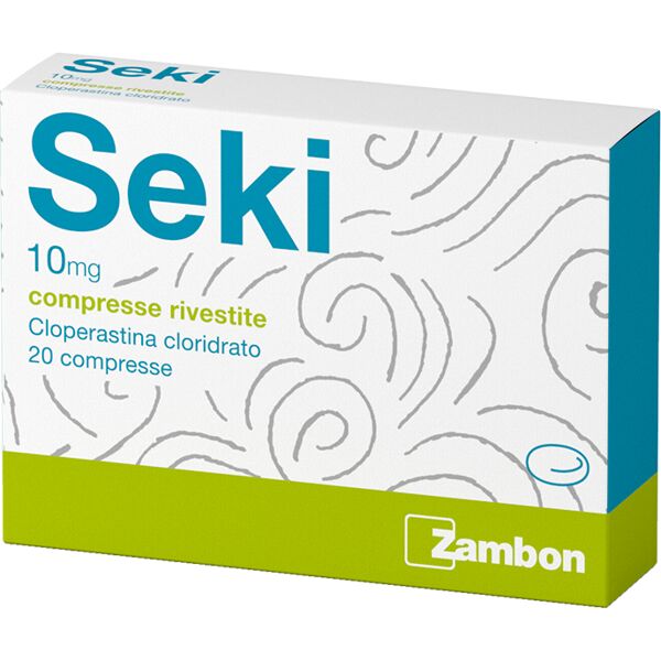 seki 10 mg cloperastina cloridrato sedativo tosse 20 compresse rivestite