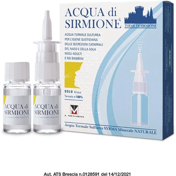 acqua di sirmione soluzione nasale 6 flaconcini 15 ml