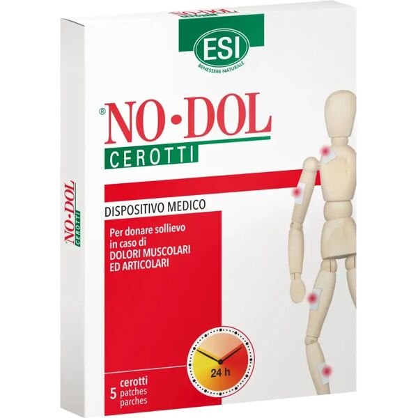 no dol esi no-dol cerotti dolori muscolari e articolari 5 pezzi