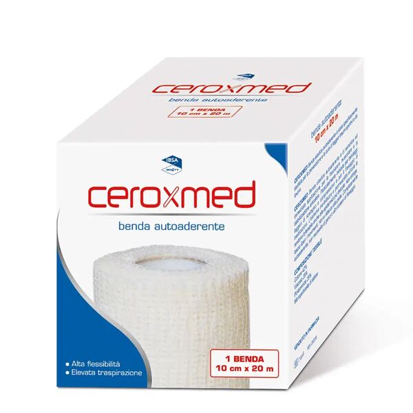 ceroxmed benda elastica autoderente cm 10 x 20 m