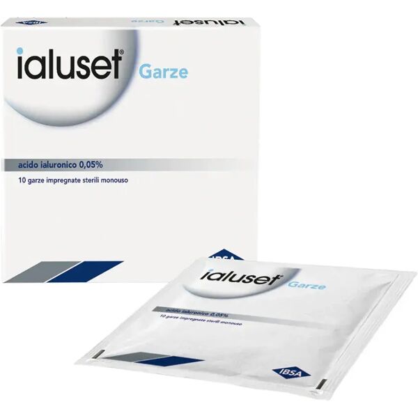 ialuset garze sterili impregnate 10x10 cm 10 pezzi