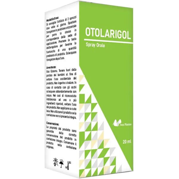 fera pharma otolarigol spray per la gola 20 ml