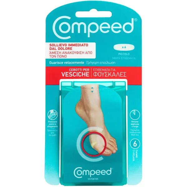 compeed cerotto per vesciche piccolo 6 pezzi