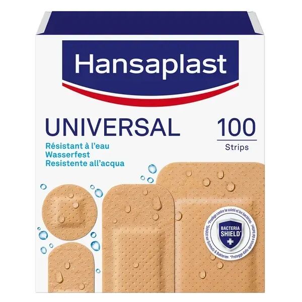 hansaplast plastic cerotti universali assortiti 100 pezzi