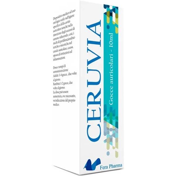 fera pharma ceruvia gocce per la pulizia auricolare 10 ml