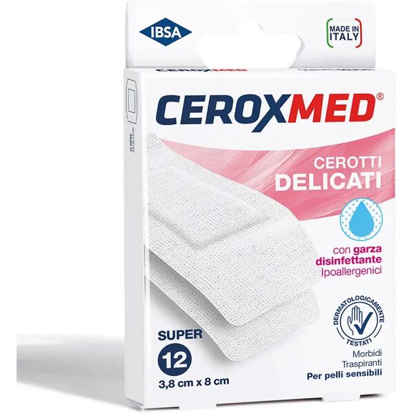 ceroxmed cerotti delicati super 12 pezzi