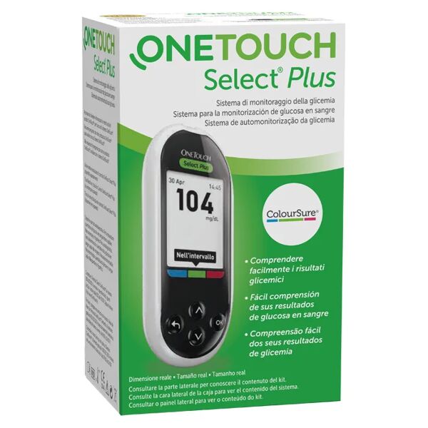 onetouch lifescan one touch select plus kit misurazione glicemia