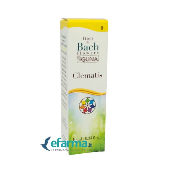 guna fiori di bach clematis creatività gocce 10 ml