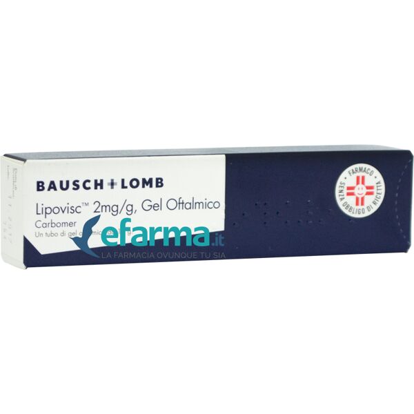 bausch & lomb-iom lipovisc gel oftalmico 2 mg/gr carbomer lubrificante 10g