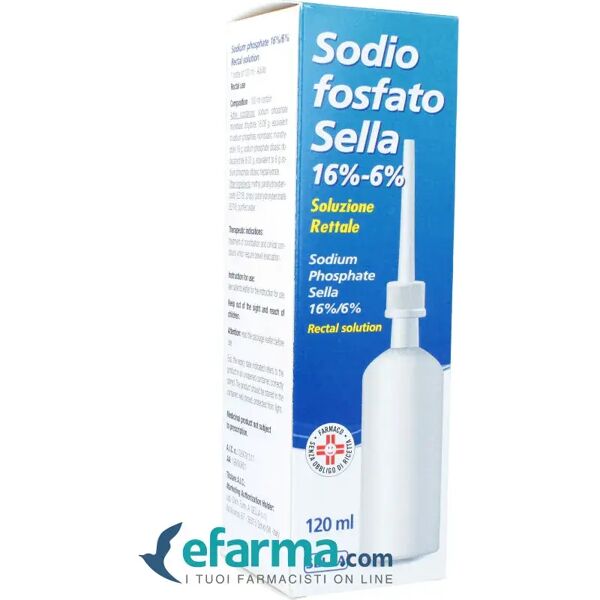 sella sodio fosfato adulti 16%/6% soluzione rettale flacone 120 ml