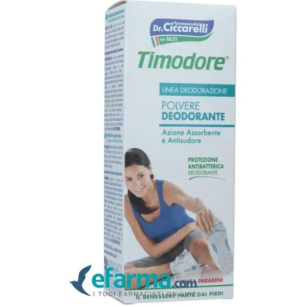 timodore polvere deodorante piedi assorbente antiodore 75 g