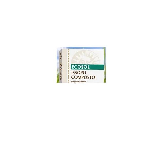 ecosol issopo composto integratore gocce estratti vegetali 10 ml