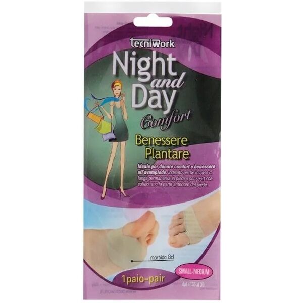 night&day benessere plantare cuscinetto protettivo alluce valgo taglia s-m