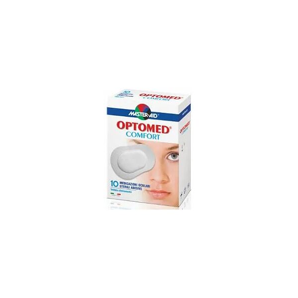 master aid optomed comfort complesso oculare sterile autoadesive protettivo 10 compresse oculari