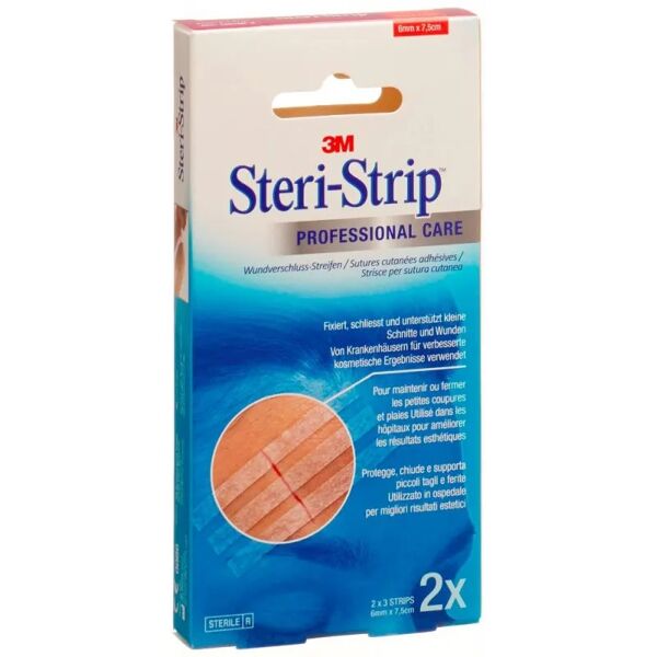 steristrip cerotto per sutura steri strip skin 6x75 mm 6 strisce
