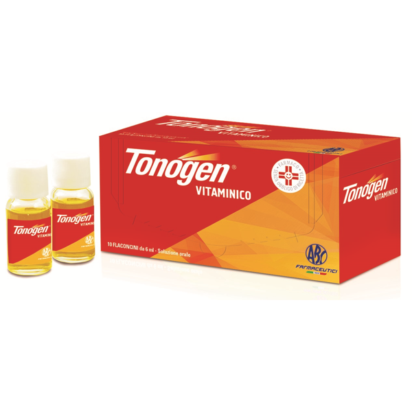 abc farmaceutici tonogen vit*os 10fl 6ml 10000