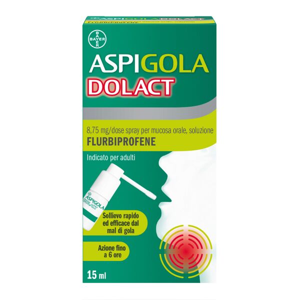 bayer spa aspigoladolact 8,75 mg/dose spray per mucosa orale soluzione