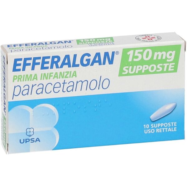 efferalgan prima infanzia 150 mg paracetamolo 10 supposte