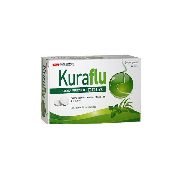 pool pharma srl kuraflu gola eucalipto 20 cpr