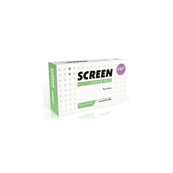 screen pharma test rapido per l'individuazione di ferritina nel sangue per l'anemia da carenza di ferro screen check test anemia/ferritina