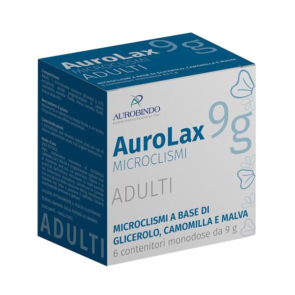 aurolax microclismi adulti 6 contenitori 9g