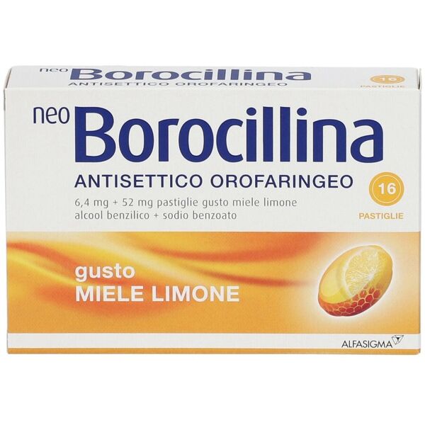 neoborocillina antisettico orofaringeo 16 pastiglie limone e miele